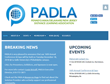 Tablet Screenshot of padla.org